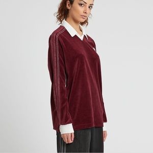 Alexander Wang x Adidas Unisex polo velour shirt